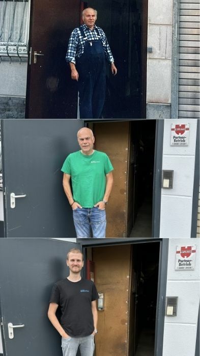 Die 3 Generationen von Metallbau Wirth